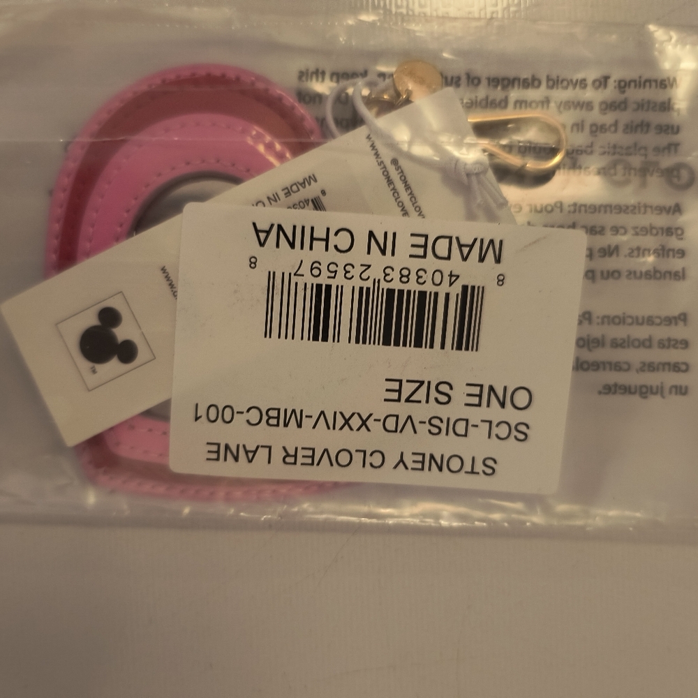 Stoney Clover X Disney Mirror Heart Charm Keychain - Picture 2 of 2